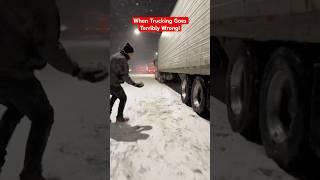 Rookie Trucker Fries Brakes Going Up The️Mountain #trucking #semi #truck #overheat #cdl #fail