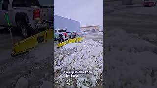 Pickup Modification for Snow Removal! Smart Innovation