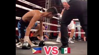 Carl jammes martin vs anthony jimenez fight in mexico|Ang lakas na ni martin ngayon grabe 