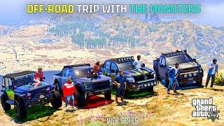 Off-Road Trip With The Monsters | Mount Chiliad | GTA 5 Web Series Malayalam #113