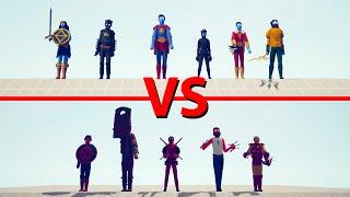 MARVEL Team vs DC Team - Totally Accurate Battle Simulator TABS