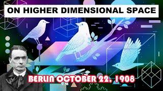 Rudolf Steiner - ON HIGHER DIMENSIONAL SPACE | BERLIN OCTOBER 22, 1908