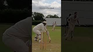 Reverse swing or was it straight! #cricket #cricketing #cricketpractice