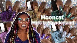 Mooncat x Alice In Wonderland Collab! Nail Polish Collection Swatches