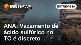 Ponte que caiu no Maranhão: vazamento de ácido sulfúrico é 'discreto', diz Agência Nacional de Águas