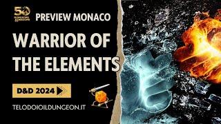 Preview sottoclasse del Monaco WARRIOR OF THE ELEMENTS (DND 2024)