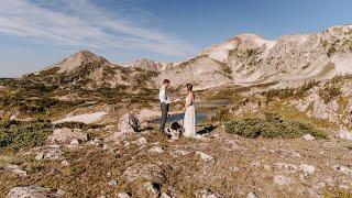 Couple Brings Their Dog to Their Two-Day Camping Elopement in Wyoming