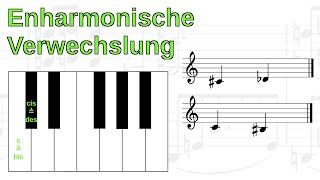 Die Enharmonische Verwechslung (inkl. Beispiel)