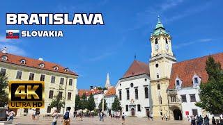 Bratislava, Slovakia - Walking Tour [4K video]