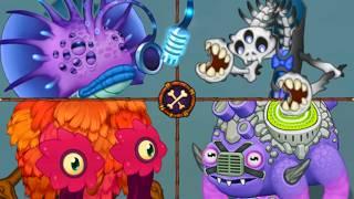 Bone Island - All New Monsters (Sounds, Animations & Full Song) | My Singing Monsters