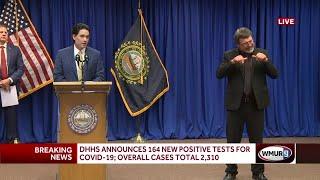 Raw video: Dr. Benjamin Chan details new cases in NH on May 1