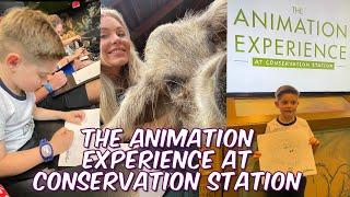 THE ANIMATION EXPERIENCE AT RAFIKI'S PLANET WATCH AT CONSERVATION STATION IN ANIMAL KINGDOM