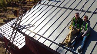 Installing Snow Guards on My Parent's 2 Story House