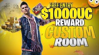 PUBGM CUSTOM ROOMS WITH UC GIVEAWAY | PUBG MOBILE LIVE