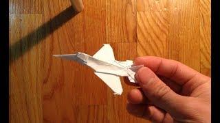 Origami f16 falcon jet