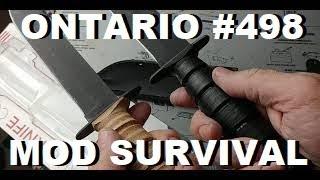 The KA-BAR for Survivalists: Ontario #498 MOD SURVIVAL Knife