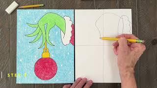 How to Draw The Grinch's Hand