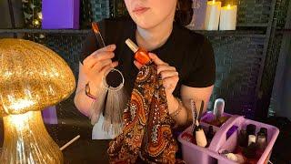 ASMR Doing Your Nails for the Harvest Ball (brushing, rummaging, filing) | Series Part 3