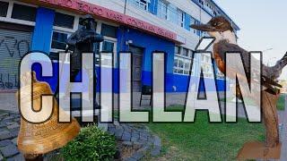 Chillan, Chile walking tour 4k 60 fps,  Paseo inmersivo bomberos, museos