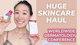 Huge International Skincare Haul from the World Congress of Dermatology
