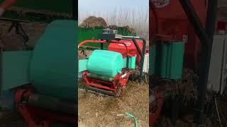 This is a baling and wrapping machine, suitable for making silage