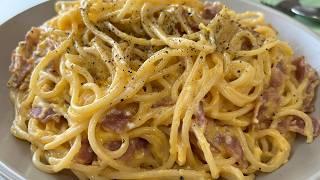 The best carbonara recipe in my life. Takes just 10 minutes but it's super delicious