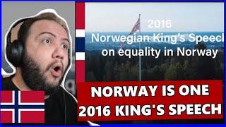 Norway is One - 2016 King's Speech on Equality in NorwayUtlendings Reaksjon  Nordic REACTION