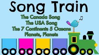 The Canada Song, The USA Song, The 7 Continents 5 Oceans, Planets, Planets