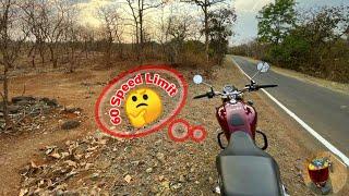 Speed Limit 60 And 40 KM || Honda highness cb350 and Boomoto Sailu