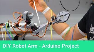 Build your own 3D Printed Arduino Robotic Arm!