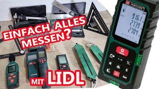 Wie genau ist ein Laserentfernungsmesser von Lidl?  PARKSIDE® Messmittel im Test