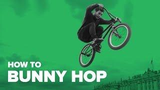 Как сделать банихоп на велосипеде (How to bunny hop BMX)