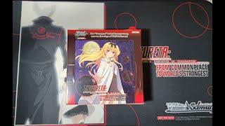 weiss schwarz arifureta English full case opening all 18 boxes