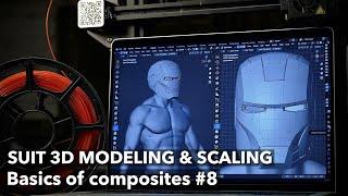 #8 How to 3D model and scale parts for fast 3D print. Basics of composites