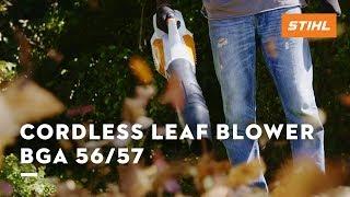 The cordless leaf blower BGA 56/57 of the STIHL AK System (2019 TV commercial)