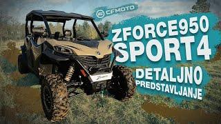 CFMOTO ZFORCE 950 sa 4 sedišta - Više zabave, više adrenalina, više putnika!