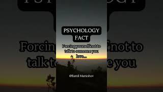 Forcing yourself not to talk to someone you love…. #shorts #subscribe #psychologyfacts