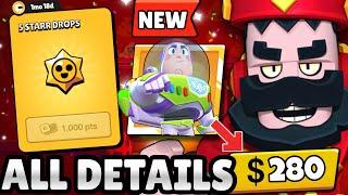 GET YOUR 5 STARR DROPS (IF YOU WANT)NEW KING FRANK and MORE !! `Brawl Stars