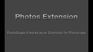 Photos Extension - PhotoScape X 2.8