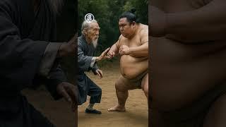 "This old man is no match!" — the words of a fool, seconds before the fall! #fight