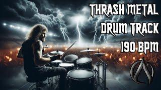 Thrash Metal Drum Track 215 BPM (HQ,HD)