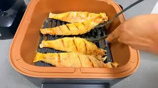 Russell Hobbs Satisfry Air Fryer | Semolina Coated Fish | Fried Fish in Russell Hobbs Satisfry |