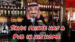 Saudi Ambassador Prince Khalid bin Bandar bin Saud has a PUB in his English home