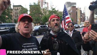 Trump Guilty on All Counts - Supporters Outraged Outside Court