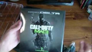 Limited edition xbox 360 and turtle beach ear force delta headset unboxing