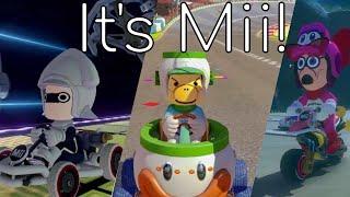 Using All The DLC Mii Costumes (Non-Amiibo) - Mario Kart 8 Deluxe