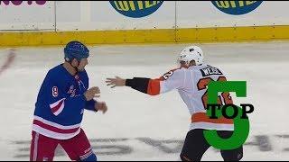 Top Five NHL Hockey Fights of February 2018