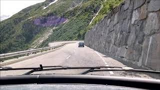 OurTour Drive Their 3.5t Motorhome Down the Grimsel Pass in Switzerland