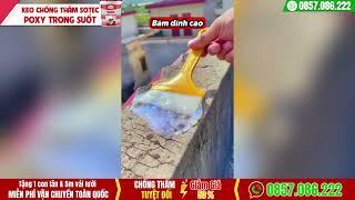 SƠN CHỐNG THẤM SOTEC POXY TRONG SUỐT CHÍNH HÃNG #chongtham #chongthamsotec #sotec