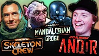 STAR WARS D23 2024 REACTION | Skeleton Crew Trailer | Mandalorian and Grogu | Andor Season 2